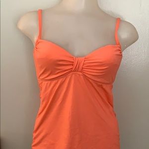 NWT Ann Taylor Loft Coral swimsuit top size M